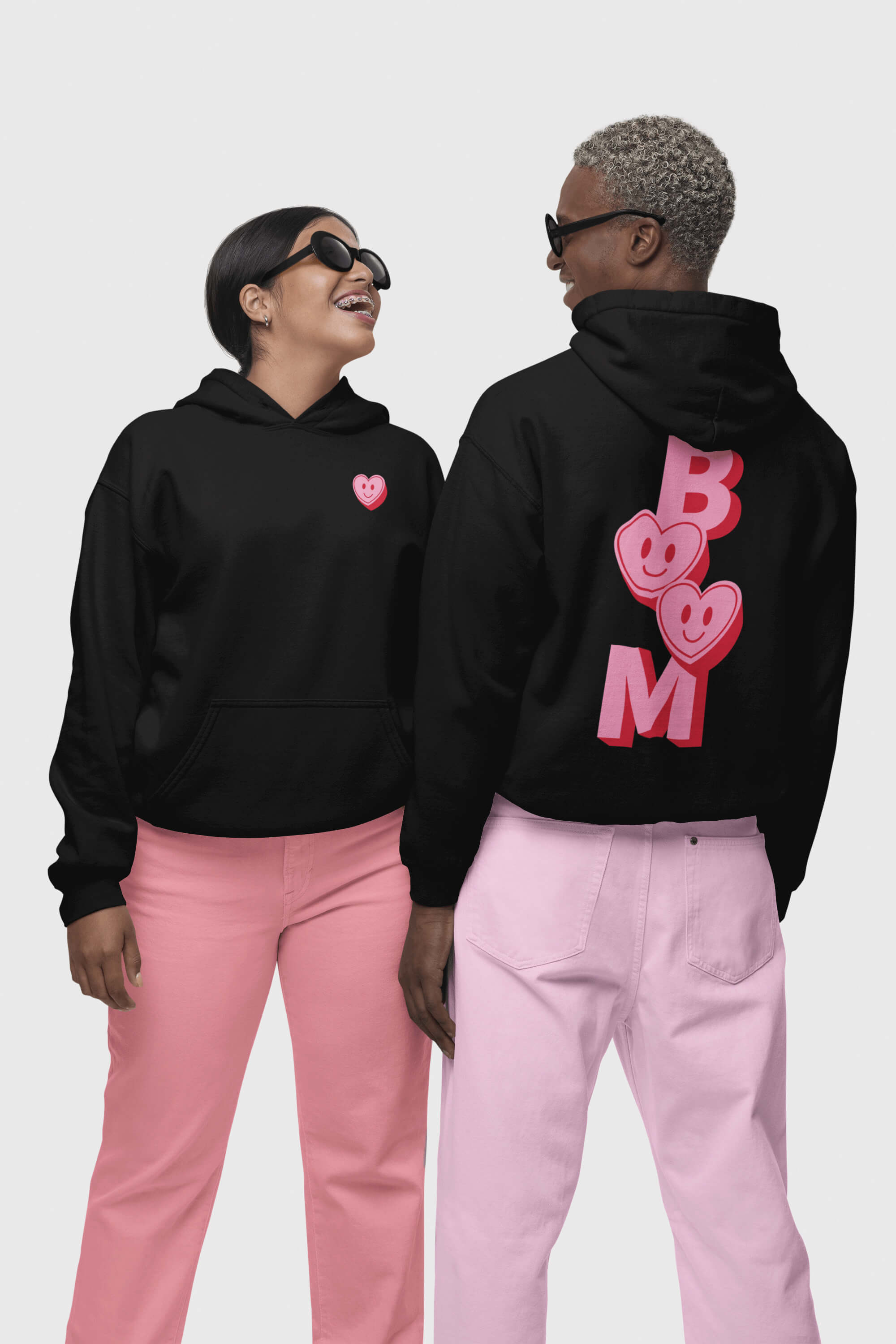 BOOM Hearts You Unisex Hoodie