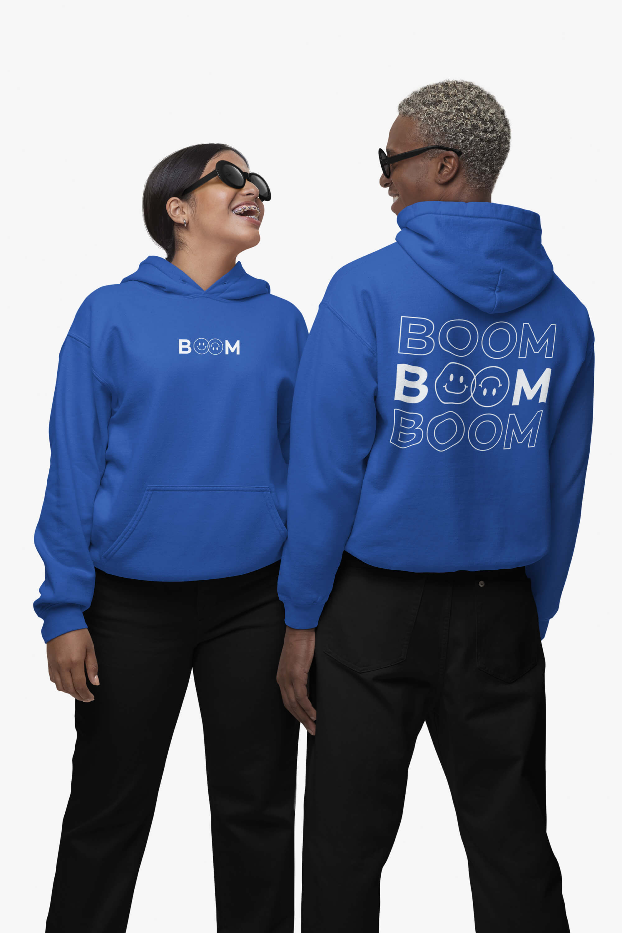 BOOM Smiley Faces Hoodie