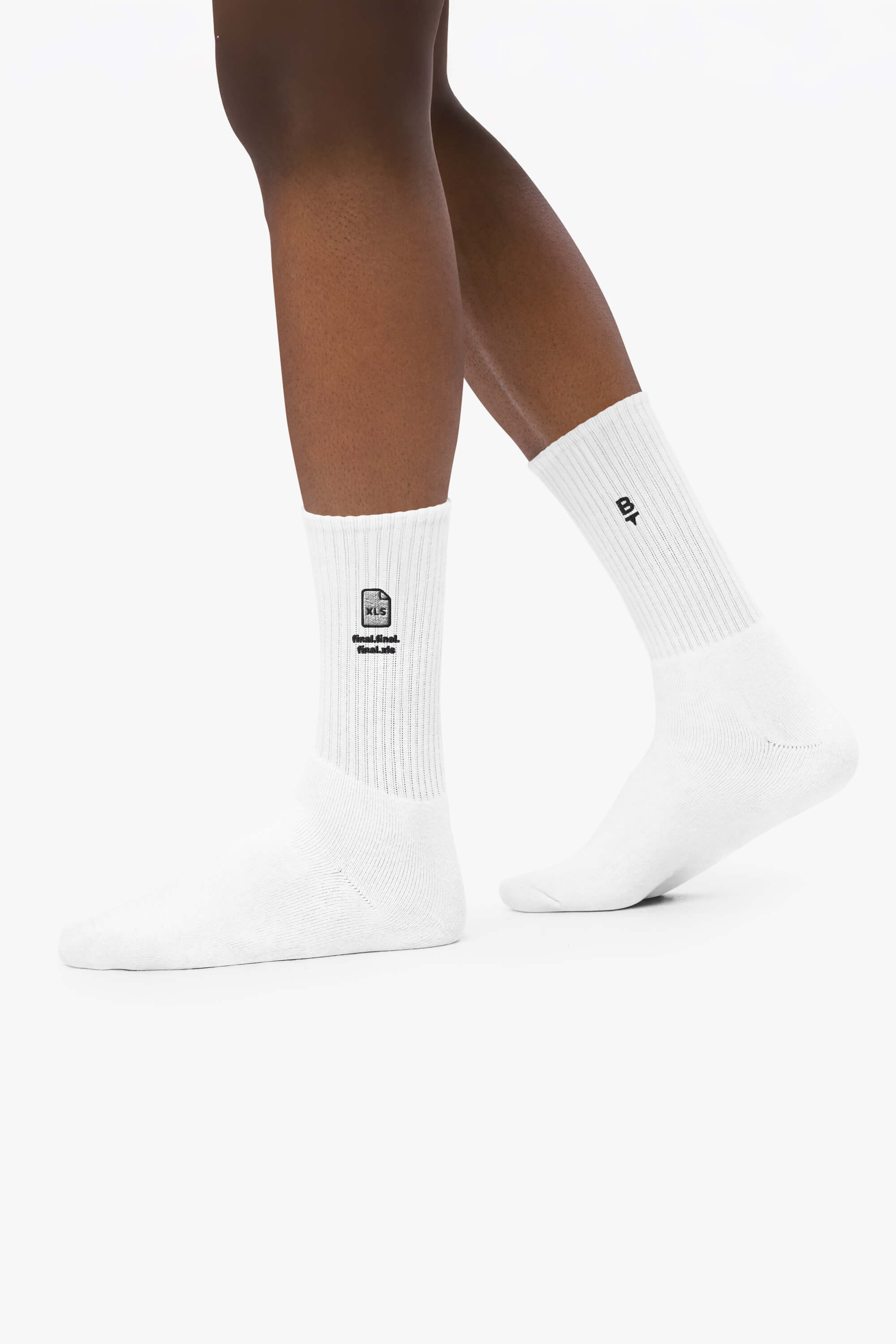 Final Final XLS Embroidered Socks