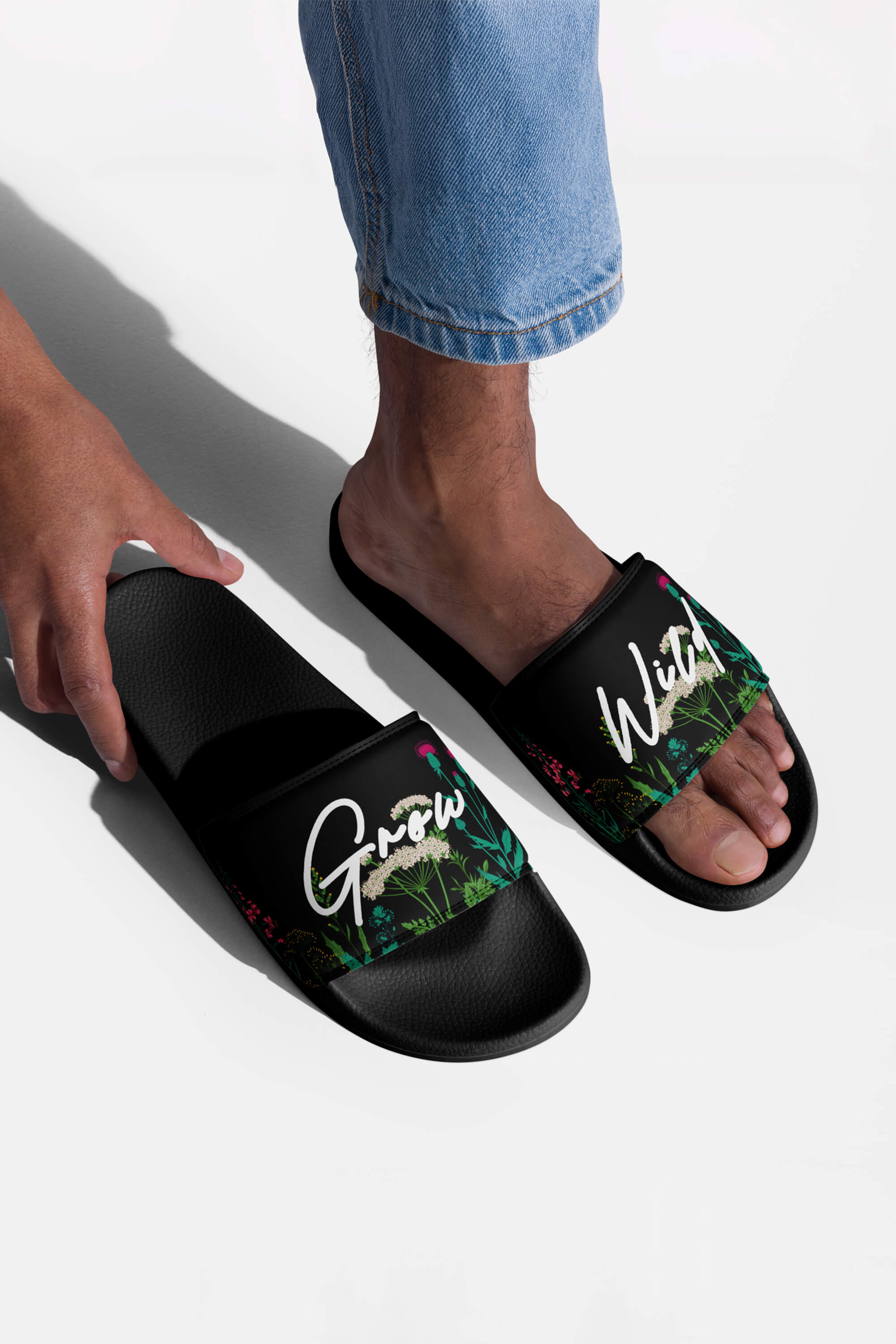 Grow Wild Logo Slipper
